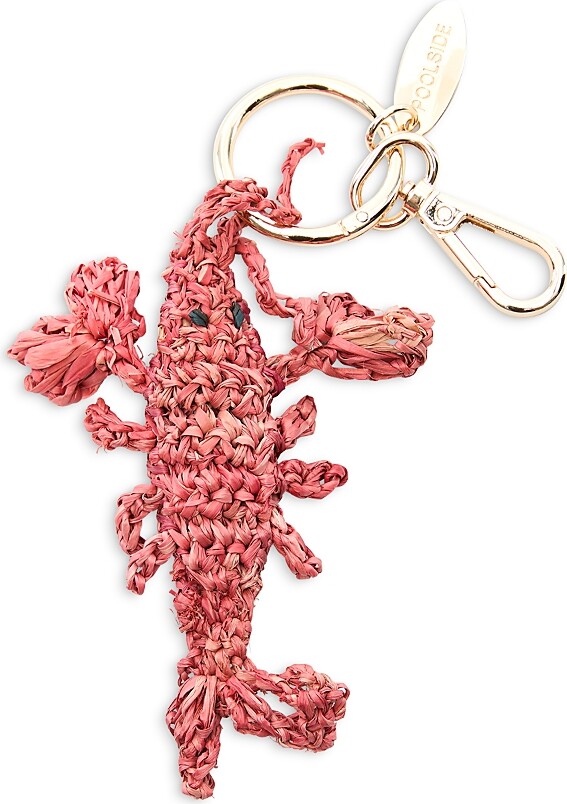 Poolside The Lobster Raffia Bag Charm