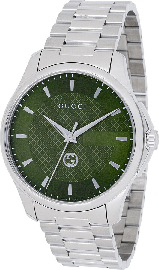 GUCCI Diamantissima YA126369 40MM Men's Watch, Green:- Green Dial