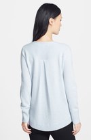 Thumbnail for your product : Nordstrom Pleat Back High-Low Cashmere Sweater