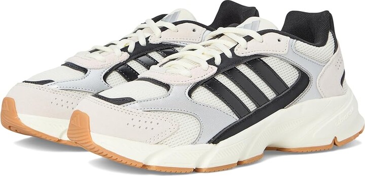 Adidas Originals Kids CrazyChaos 2000 Sportswear Shoes (Big Kid) Kids Shoes Off-White/Matte Silver/Black : 5.5 Big Kid M, Rubber