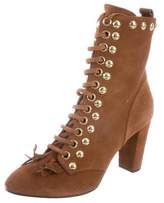 Thumbnail for your product : Giuseppe Zanotti Bebe Embellished Ankle Boots w/ Tags