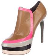 Thumbnail for your product : Ruthie Davis Leather Platform Booties
