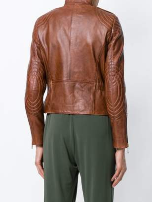 MICHAEL Michael Kors leather moto jacket