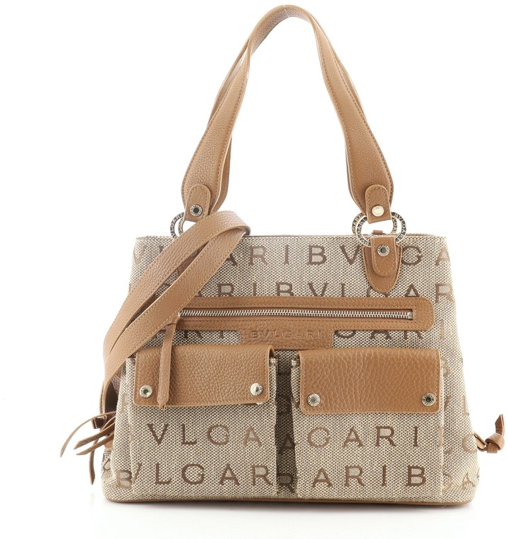 bvlgari canvas bag