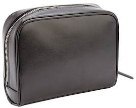 Royce Leather Saffiano Toiletry Travel Grooming Wash Bag