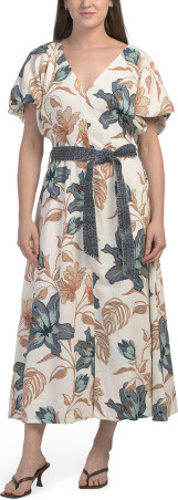 TJMAXX Linen Blend Sorrento Dress For Women, Linen/Viscose