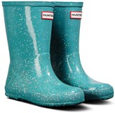 Thumbnail for your product : Hunter First Classic Giant Glitter Waterproof Rain Boot