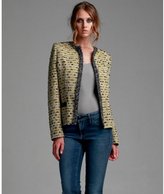 Thumbnail for your product : M Missoni yellow wool blend tweed jacket