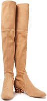 Thumbnail for your product : Stuart Weitzman Vidalia 45 Suede Over-the-knee Boots