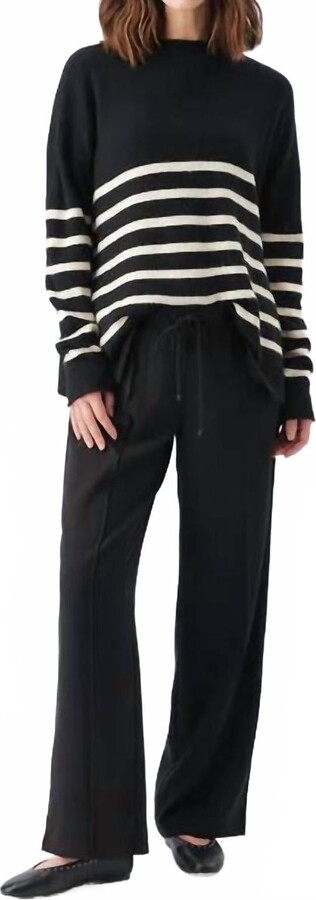 Ripe Gerrie Nursing Knit Sweater In Black Vanilla