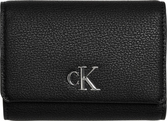 CALVIN KLEIN JEANS - Women's small logo wallet - K60K6072290GN - Black