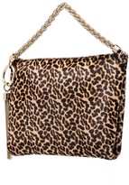 Thumbnail for your product : Jimmy Choo Calle leopard print shoulder bag