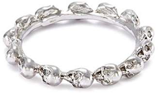 Delfina Delettrez Diamond 18k white gold skull ring