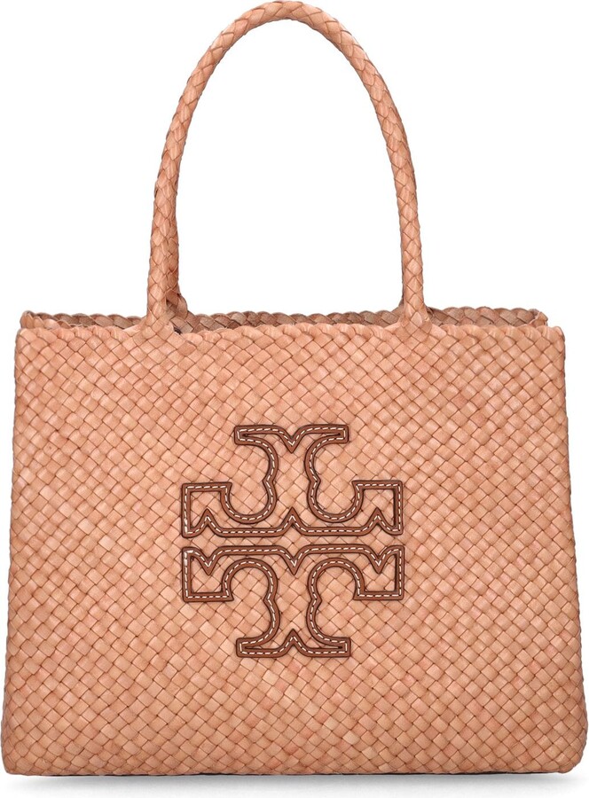 Woven Tote Tory Burch Mcgraw Straw Shopper Tote Tote Sac A Main
