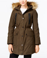 Thumbnail for your product : MICHAEL Michael Kors Hooded Faux-Fur-Trim Down Anorak Jacket