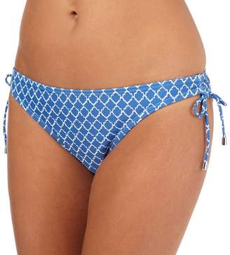 Beach Collection - Blue Tile Print Bikini Bottoms