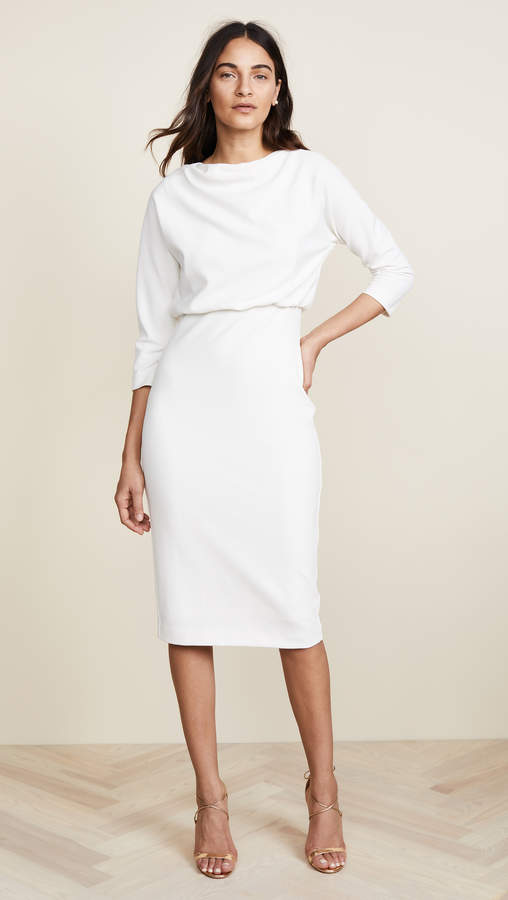 badgley mischka white dress