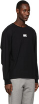 Thumbnail for your product : M.A. Martin Asbjørn Black Long Sleeve Logo T-Shirt
