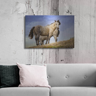 Foundstone " Wild Horses " by Rick Berk