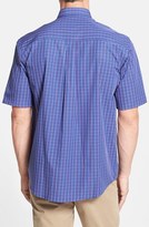 Thumbnail for your product : Cutter & Buck 'Vista House' Classic Fit Short Sleeve Check Poplin Sport Shirt