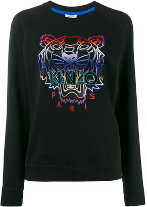 Kenzo tiger embroidered sweatshirt
