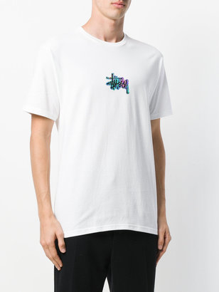 Stussy holographic logo T-shirt