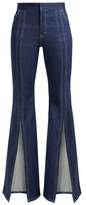 Thumbnail for your product : Chloé High Rise Open Leg Flared Jeans - Womens - Denim