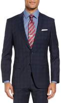 Thumbnail for your product : BOSS Huge/Genius Trim Fit Plaid Wool Suit