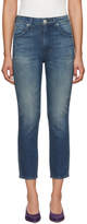 Thumbnail for your product : Amo Blue Stix Crop Jeans