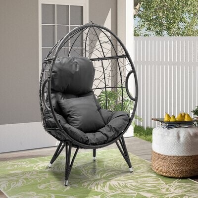 Hanging Rattan Egg Chair - Indoor & Outdoor