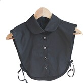 Thumbnail for your product : Magik Choker Necklace Unisex Women Peter Pan Detachable Lapel Shirt Fake False Collar (Round Collar-Black)