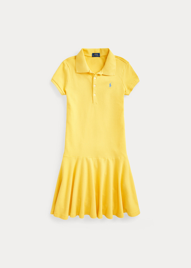 yellow polo dress