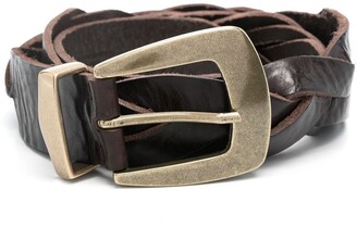 Kate Cate Braided Leather Belt
