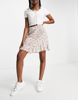 Thumbnail for your product : Nobody's Child mini flippy skirt in summer floral
