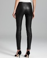 Thumbnail for your product : Vince Leggings - Leather Sportswear Zip