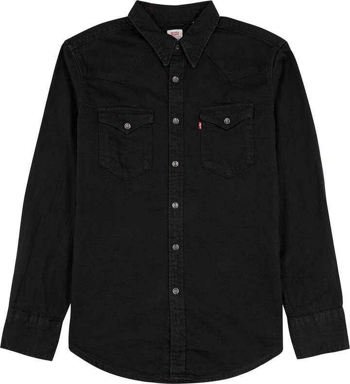Levi's Men's Black Long Sleeve Shirts | ShopStyle
