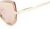 Thumbnail for your product : Le Specs Luxe Adulation Gold Cat Eye Sunglasses