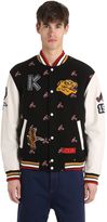 Thumbnail for your product : Kenzo Memento Wool Jacquard Varsity Jacket