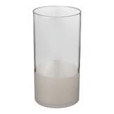 Thumbnail for your product : Linea Smoked Grey Column Vase 30cm