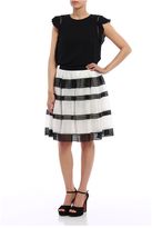 Thumbnail for your product : MICHAEL Michael Kors Gonna A Ruota In Pizzo E Macramè