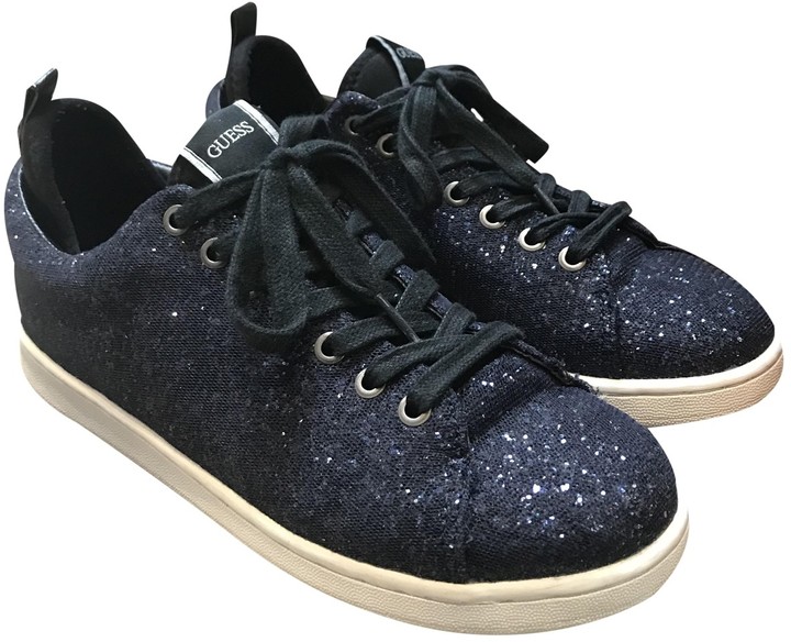 guess glitter trainers