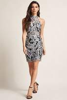 Thumbnail for your product : Forever 21 Embroidered Sequin Halter Dress