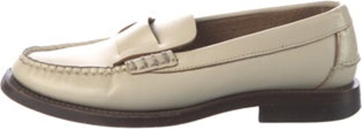 Hereu Leather Loafers Neutrals Semi-Pointed Toes Buckle Closure At Uppers Unfortunately due to restrictions this item may not be eligible for shipping in all areas.