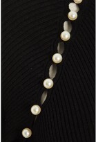 Thumbnail for your product : Quiz Pearl Detail Jumper Dress - Black