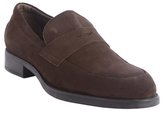 Thumbnail for your product : Tod's brown suede penny loafers