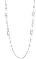 Thumbnail for your product : Ippolita Rock Candy Clear Quartz & Sterling Silver Rectangle Station Necklace