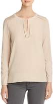 Thumbnail for your product : Gerard Darel Ulysse Silk-Front Top - 100% Exclusive
