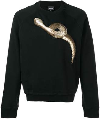 Just Cavalli snake print sweater