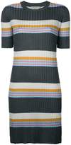Thumbnail for your product : MAISON KITSUNÉ striped ribbed-knit dress