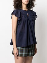 Thumbnail for your product : Forte Forte Ruffle-Sleeve Blouse